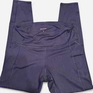 Juicy Couture Essential Solid Leggings | Baja Blue (Purple) | Size L